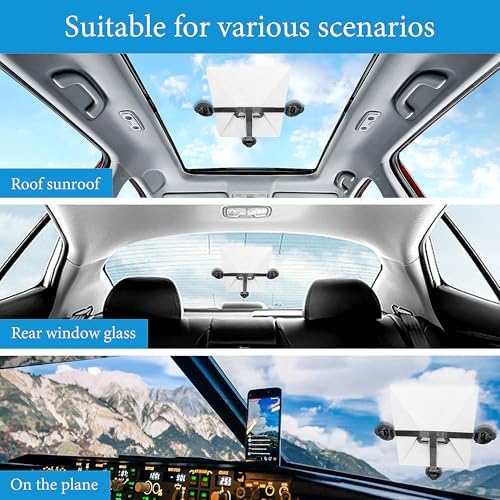 Maximize Your Mobile Connectivity with the Ultimate Portable Starlink Mini Sunroof Suction Cup Mount – Robust, Foldable Design for Car Windows and Sunroofs (Sleek Black) – Strong Suction for Unmatched Stability and Performance