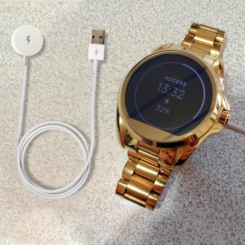Effortless Power: Magnetic Fast Charger for Michael Kors Smartwatches – 5 V/1 A Replacement Cable for MKT5017, MKT5020, MKT5021, MKT5022 – Lightweight, Durable Wireless Charger for Swift Connectivity and Enhanced Performance