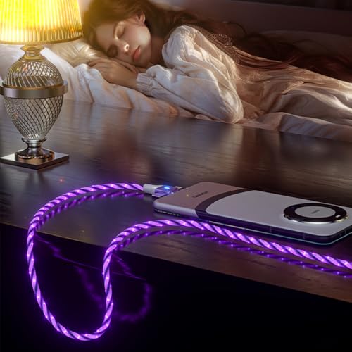 AYI 6-in-1 Universal Multi-Port Charger: Fast PD Charging Cable with USB A/Type C, Lighted Current Indicator, and Enhanced Device Compatibility for Smartphones, Laptops, and Tablets – Compact, Durable, and Travel-Friendly Solution