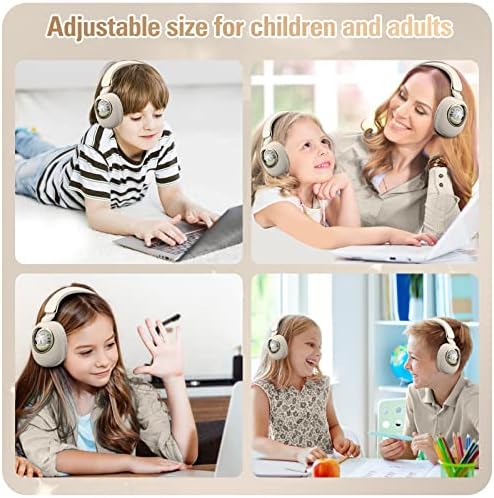 Enchanting Pink Cat Ear Bluetooth Headphones for Kids – Fun Noise-Cancelling Over-Ear Design with LED Lights, Ultimate Comfort for School, Travel, and Everyday Adventures – Elevate Young Music Experiences with Superior Sound Quality and Playful Style