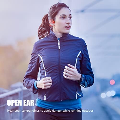 Revolutionary Waterproof Bone Conduction Bluetooth Earbuds – Open-Ear Design Perfect for Active Lifestyles with Youth Whisper Technology and Integrated Microphone for Superior Sound Clarity and Effortless Hands-Free Calls