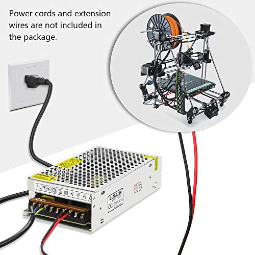 120 W 24 V AC to DC Power Supply Adapter – High-Performance Switching Transformer for LED Lighting, 3 D Printers, and CCTV Systems with Enhanced Efficiency and Safety Features
