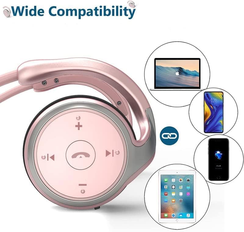 Premium Gold Bluetooth Sports Headphones – Lightweight, Sweatproof, and Foldable Behind-The-Head Design for Ultimate Comfort and Connectivity in Active Lifestyles