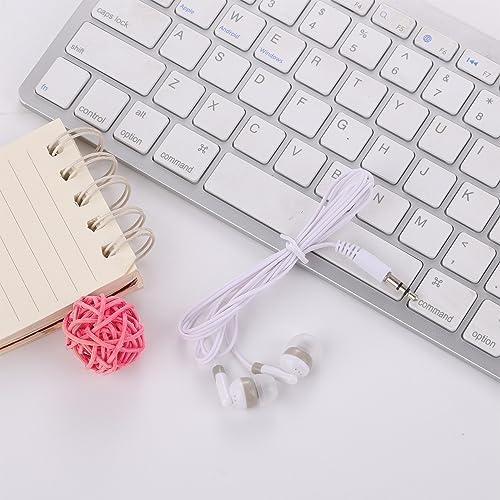 Vibrant Classroom Earbuds Bulk 30 Pack – Durable & Comfortable Kids Headphones in 8 Fun Colors for Enhanced Learning Experience, Perfect for Toddlers, Children & Adults with Volume Limiting Feature & Tangle-Free Design