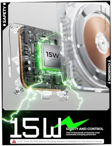 LISEN Mag Safe Car Mount Charger for i Phone 12-16 Series – Advanced Magnetic Wireless Charging Holder for Dashboard & Vent – Rapid 15 W Power Delivery & Secure Grip for Safe Hands-Free Navigation