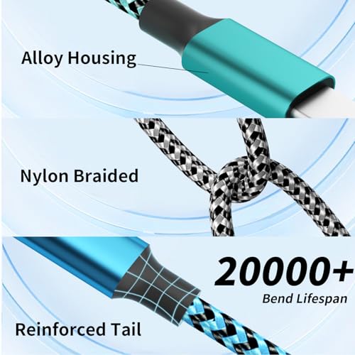 Revolutionary 240 W USB C to Lightning Multi-Charging Cable – 5 FT 4-in-1 Design with Integrated LED Indicator for i Phone 16/15/14/13, Laptops, and More – Ultimate Fast Charging Solution with Enhanced Compatibility for All Devices