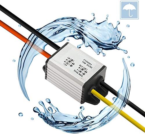 Advanced Waterproof DC Step-Down Converter Module – Seamlessly Converts 8-40 V Input to 3-24 V Output for Reliable 3 A Power Supply in Automotive Applications – Exceptional Voltage Regulation for Optimal Performance of Car and Truck Accessories
