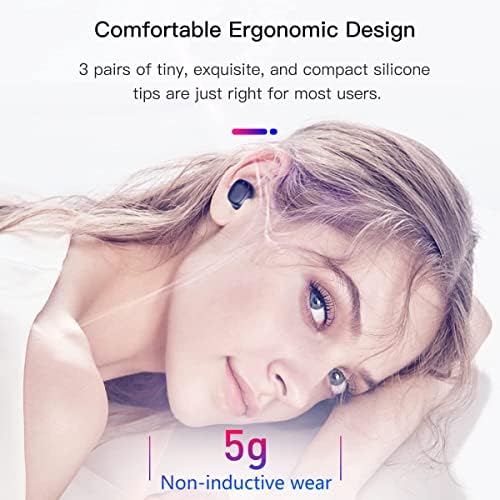 Wireless Bluetooth 5.4 Earbuds for Kids & Teens – Premium Hi-Fi Stereo Sound, Comfortable & Lightweight In-Ear Fit, IPX6 Waterproof for Sports, Quick Charge Case Included, Trendy Blue Design for Phones, Tablets, and Laptops