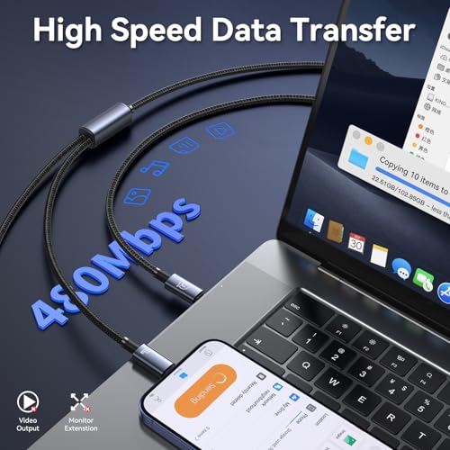 Multi Charging Cable 2-in-1 USB C to USB C Cable 72W Max 4ft Fast Charging Cable for iPhone Series Samsung Galaxy Tablets, Laptops and More – Enhanced Compatibility and Speed