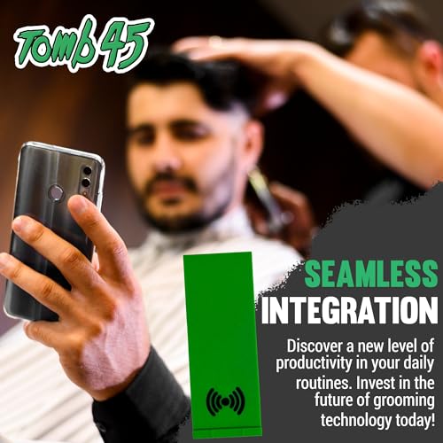 Tomb 45 Professional Wireless Charging Mat – Enhanced Fast Charging Solution for Barbers – Stylish & Functional Mobile Accessory for Organized Grooming Spaces – Durable, Anti-Slip Design for Seamless Device Compatibility