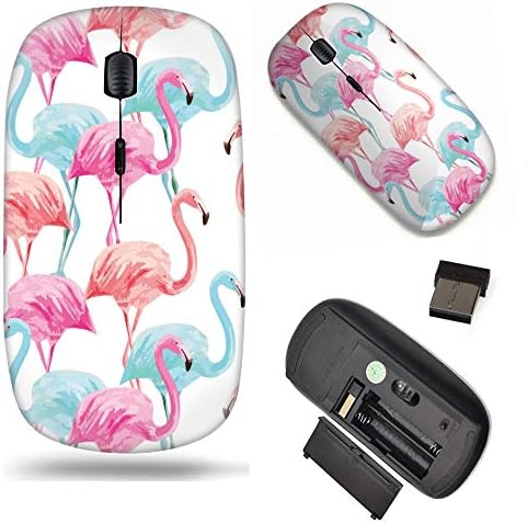 Trendy Summer Flamingo Wireless Mouse – Ergonomic 2.4 G Optical Mouse for Laptops & Computers – Eye-Catching Red, Pink, and Blue Design for Enhanced Comfort and Speed – Perfect Accessory for Nature Lovers Trendy Summer Flamingo Wireless Mouse – Ergonomic 2.4 G Optical Mouse for Laptops & Computers – Eye-Catching Red, Pink, and Blue Design for Enhanced Comfort and Speed – Perfect Accessory for Nature Lovers