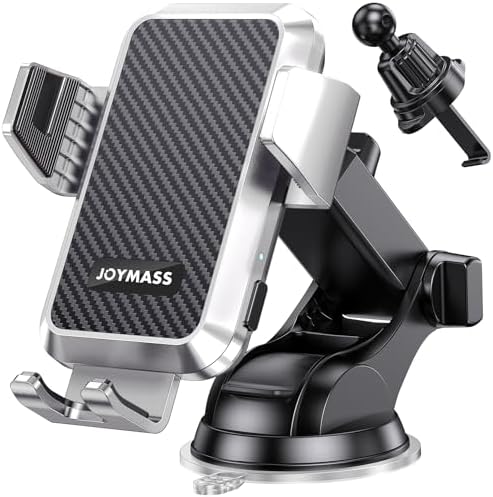 Effortless Power on the Road: JOYMASS 15 W Wireless Car Charger & Auto-Clamping Phone Holder in Chic Purple – Universal Compatibility with i Phone 12-16 & Samsung Galaxy S24, S23, S22+ – Fast Charging Made Stylish and Secure for Every Commute