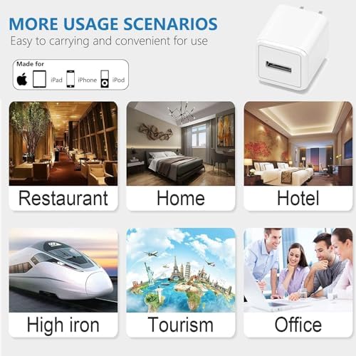 Swift Charge 20 W USB-C Charger for i Phone 15 & i Pad – 6 FT Cable Included – Rapid Power Solution for i Phone 16 Pro Max, i Pad Pro, Mini & Air – Lightweight, Durable, and Versatile Charging Block for All Your Devices – Say Goodbye to Long Wait Times with Enhanced Compatibility and Safety Features