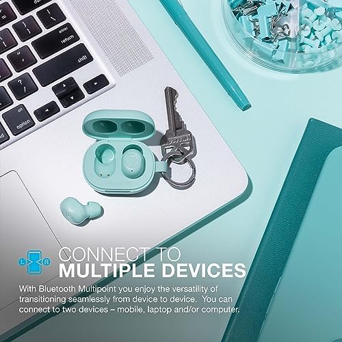 JLab JBuds Mini Tones True Wireless Earbuds – Ultra-Lightweight Bluetooth Earbuds with IP55 Sweat & Dust Resistance, Seamless Multipoint Connectivity for Effortless Device Switching, Enhanced Be Aware Audio for Safety, and Customizable EQ Modes for Superior Sound and Clear Calls, Ideal for Active Lifestyles and Everyday Adventures