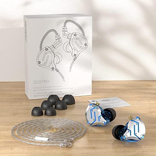 Discover the KZ ZS10 PRO Wired Gaming Earbuds – the Ultimate In-Ear Monitors with Advanced 4 BA + 1 DD Drivers for Audiophile-Level Sound Quality and Gaming Precision. Engineered with Superior Noise Cancelling Technology, these Ergonomically Designed Earbuds Feature a Detachable 2-Pin Cable for Effortless Replacement and Enhanced Compatibility Across Devices. Experience Unmatched Comfort During Extended Sessions, Thanks to Their Snug Fit, While the Built-In Microphone Facilitates Seamless Communication for Gaming or Calls. Immerse Yourself in Rich, Detailed Audio Like Never Before – Elevate Your Listening Experience with KZ ZS10 PRO, Where Exceptional Sound Meets Durable Craftsmanship. Perfect for Gamers and Music Enthusiasts Seeking High-Performance Earbuds That Deliver on Every Level.
