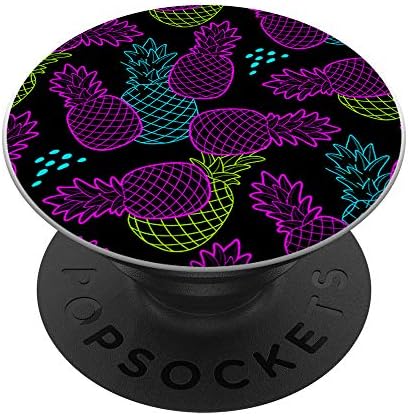 Aloha Beach Paradise Tropical Fresh Colorful Pineapple Fruit PopSockets PopGrip: Swappable Grip for Phones & Tablets – Enhanced Compatibility and Speed