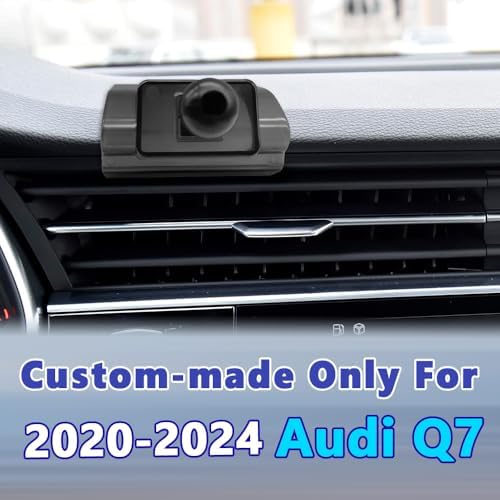 Premium COMETURE Car Phone Holder Mount for Audi Q7 (2020-2024) – Versatile 360° Rotation Smartphone Cradle for i Phone & Android – Enhance Driving Safety with Secure Navigation and Stylish Design – Effortless Installation & Long-Lasting Durability