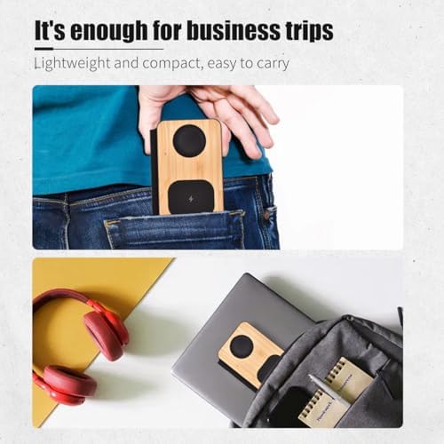 All-in-One Carbon Fiber Charging Station for Apple Devices – Fast Mag Safe Wireless Charger, Foldable Travel Solution for i Phone 16-12 Series, Air Pods & Apple Watch – Ultimate Portability & Efficiency