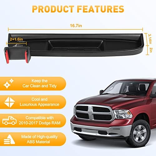 Transform Your Driving Experience with the Sturdy Multi-Mount Dash Phone Holder for 2012-2017 Dodge RAM – Effortless Smartphone Access & Efficient Storage Solution Enhance your vehicle’s functionality with our specialized Multi-Mount Dash Phone Holder, meticulously engineered for 2012-2017 Dodge RAM models. Constructed with a robust metal rod, this phone mount promises exceptional durability and stability, ensuring your device stays securely in place even on rugged roads. Seamlessly access your smartphone for navigation, music, and hands-free communication while maintaining complete focus on your driving. This versatile accessory accommodates a variety of smartphone sizes and features an integrated storage tray for essential items, decluttering your space and enhancing organization. Enjoy quick, tool-free installation for immediate use. Crafted with premium materials, this phone holder combines practicality with a sleek aesthetic, making it an indispensable accessory for every Dodge RAM enthusiast. Upgrade your daily commute with this essential smartphone solution engineered for both style and functionality.