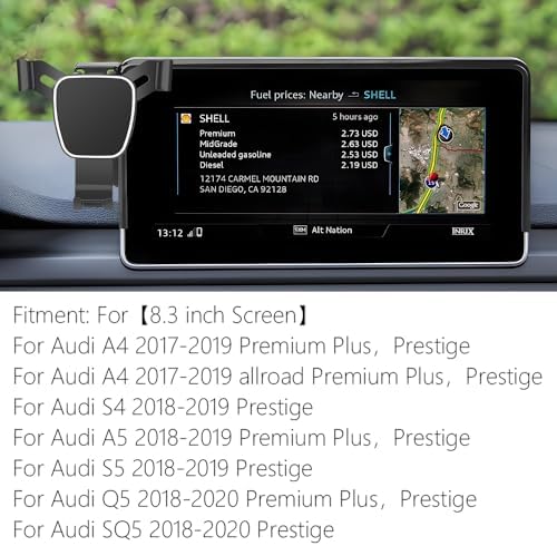 Premium Car Phone Holder for Audi A4 (2017-2019), A5 (2018-2019), Q5 (2018-2020) – 8.3-Inch Screen Mobile Mount for Seamless Navigation and Secure Device Storage – Stylish Interior Accessory for Enhanced Driving Experience and Compatibility with All Smartphones