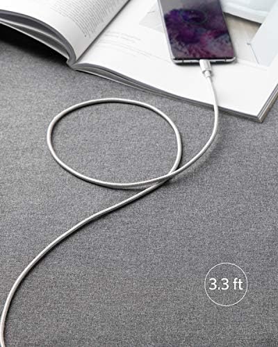 Anker 6 FT USB C to USB C Charging Cable Pack – 60 W Fast Charge for i Phone 16 Series & i Pad Mini 6 – Durable Nylon Braided Design, Enhanced Compatibility & Flexibility for All USB-C Devices (5 Pack)