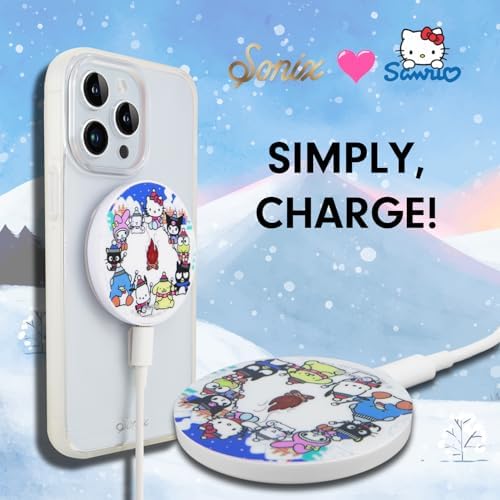 Sonix x Sanrio Hello Kitty & Care Bears Magnetic Mag Safe Charger for i Phone 12-16 Series | 6.5 ft USB-C Fast Wireless Charging Cable | Stylish, Playful, and Efficient Power Solution for Your Device