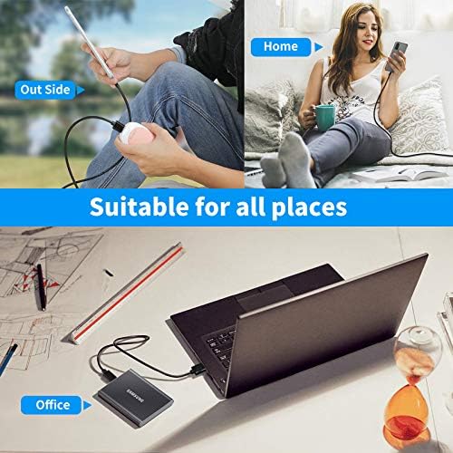 10 FT Braided USB-C Cable for High-Speed Data Transfer and Fast Charging – 10 Gbps USB 3.2 Gen 2 Type C Charger Cord Compatible with Oculus Quest 2, i Phone 16/15 Pro, Samsung Galaxy S23/S22/S21/S20, Moto G9, Pixel 8/7 – Durable and Versatile Connectivity Solution