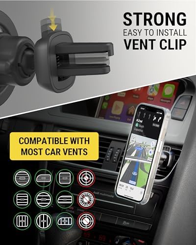 Revolutionize Your Driving Experience with Scosche Magic Mount™ SMSCUP – Adjustable Gooseneck Magnetic Phone Holder for Car, Compatible with i Phone 16-12 Series & Android Devices, Mag Safe Technology, Effortless Hands-Free Navigation, Secure Cup Holder Fit, Effortless Installation