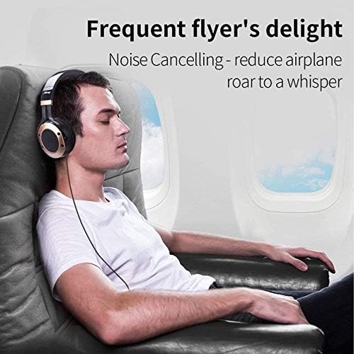 Discover the Ultimate Travel Companion: MONODEAL Lightweight Over-Ear Active Noise Cancelling Headphones with Hi-Fi Deep Bass – Foldable Design, Integrated Microphone, and Airplane Adapter for Unmatched Sound Quality and Comfort on the Go!