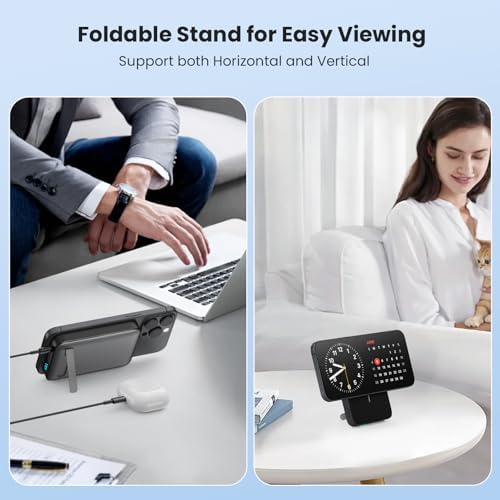 Advanced Magnetic Wireless Power Bank – 10800 m Ah Portable Charger with Foldable Stand, LED Battery Indicator, and 25 W Fast Charging for i Phone 16/15/14/13/12 Pro/Pro Max/Plus – Ultimate Compatibility and Convenience