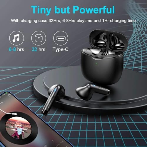 Discover the Ultimate Pink Bluetooth 5.4 Earbuds – Premium Noise Cancellation, IP7 Waterproof Design for Active Lifestyles, Up to 32 Hours Playtime, Perfect for Fitness Buffs and Frequent Travelers, Effortlessly Syncs with Android & i OS Devices