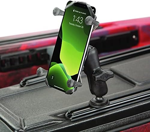 Universal RAM Mounts X-Grip Phone Holder – Secure, Durable Cradle with 360-Degree Rotation for RAM B Size 1″ Ball – Perfect for Cars, Bicycles & Hands-Free Access