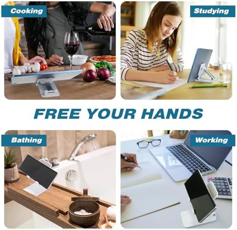 12 Pcs Cell Phone Stand for Desk Phone Holder Stand Foldable Angle Height Adjustable Portable Holder Tablet for Office Travel Photography(Black) – Enhanced Compatibility and Speed