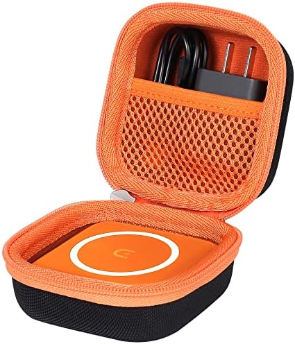 Khanka Premium Hard Shell Case for Iseyyox, RTOPS, Hicober & UCOMX Nano 3-in-1 Wireless Charger – Shock-Resistant, Lightweight Yellow Travel Accessory for Optimal Protection and Seamless Organization While On the Move