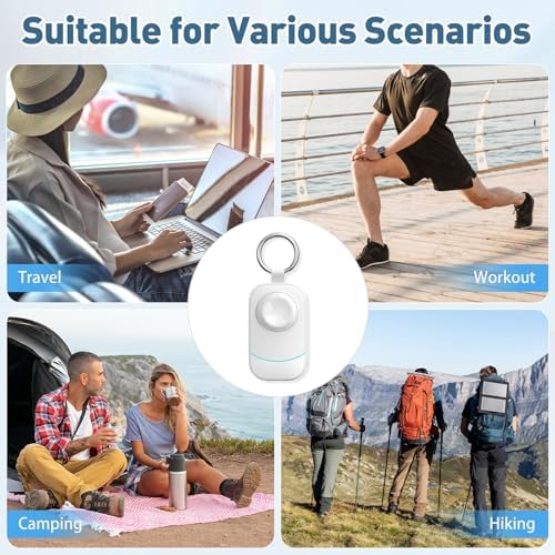 Portable Keychain Charger for Apple Watch – 2500 m Ah Fast Wireless Power Bank for Series 10, 9, SE & Ultra 2 – Essential Travel Companion for Effortless Charging Anytime, Anywhere – Lightweight, Durable, and User-Friendly Design for Active Lifestyles – Versatile Smartwatch Charging Solution