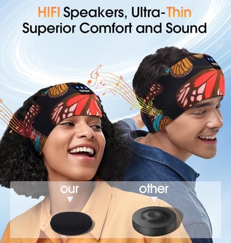 TOPOINT Premium Bluetooth Sports Headband Earphones – Unmatched Comfort for Yoga, Jogging & Sleep – Rapid USB-C Charging with Superior Sound Performance – Perfect Gift for Active Lifestyles and Relaxation Enthusiasts