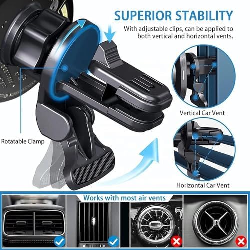 Sleek Magnetic Car Charger with Transparent Design – 15 W Fast Charging for i Phone 12-15 Pro Max – Effortless Alignment & Stylish Aesthetics for On-the-Go Power Solutions