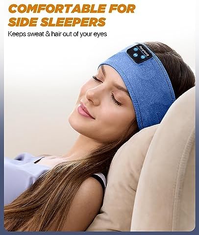 Perytong Wireless Bluetooth Sports Headband Headphones – Ultimate Comfort & Crystal-Clear Sound for Sleep, Yoga & Jogging – Perfect for Insomnia Relief, Meditation, and Easy Device Pairing