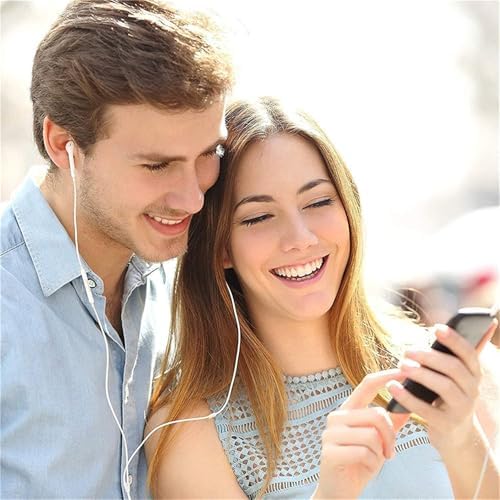 Elevate Your Audio Experience with Dual Pack Hi-Fi USB C Earbuds – Lightweight Stereo Headphones with Integrated Microphone & Volume Control for i Phone 16/15, Galaxy S23/S22/S21/S20/Ultra, and Google Pixel Devices – Ergonomic Comfort and Superior Sound Quality for Everyday Listening