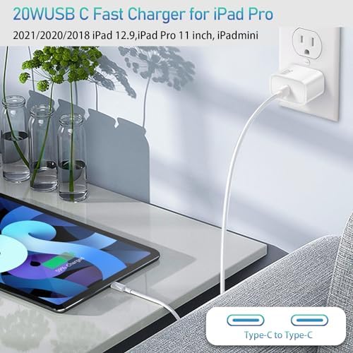 Rapid Charge USB C Charger Block 5 Pack – 20 W Power Delivery Fast Charging Cube for i Phone 16/15/14 Pro Max, Air Pods, Galaxy, and Pixel Devices – Compact & Portable Multi-Device Charging Solution with Enhanced Safety Features for Optimal Performance