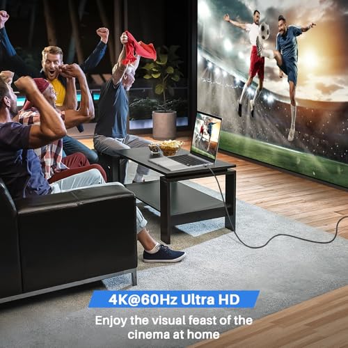 Long USB C Monitor Cable 10FT, 4K@60Hz Video Output 100W PD Charging, 20Gbps Data Transfer, Long USB C 3.2 Gen 2×2 Cable for MacBook, iPad, Dell, LG, ARZOPA, KYY for Portable Monitor – Enhanced Compatibility and Speed