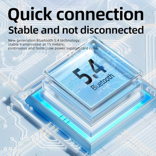 Ultimate Open Ear Wireless Bluetooth 5.4 Headphones – 60-Hour Battery Life, IPX6 Waterproof with Secure Earhooks & Rotatable Controls for Active Lifestyles – Perfect for Sports, Running, and Driving (Black) – Stay Comfortable & Aware of Your Surroundings