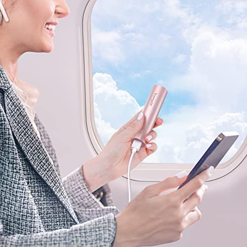 Ultra-Fast 5000 m Ah Portable Power Bank – Compact Energy QC Charger with 5 V/2.4 A Output & USB-C Input, Compatible with i Phone, Samsung Galaxy & More – Sleek Design for On-the-Go Power Solutions