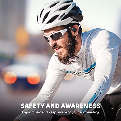 PSIER Wireless Sports Earbuds with Bluetooth 5.3 – Open Ear Headphones Featuring Digital Display Charging Case, 40 Hours Playtime, and Ergonomic Earhooks for Ultimate Comfort During Running, Walking, and Workouts – Enhance Your Audio Experience While Staying Aware of Surroundings