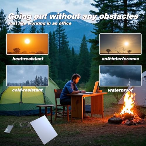 Starlink Mini USB C to DC Power Cable – 100 W Waterproof Charging Solution for PD Sources & Power Banks, 16.4 FT Portable Length for Travel, Camping & RV Adventures – Enhanced Durability & Versatile Connectivity