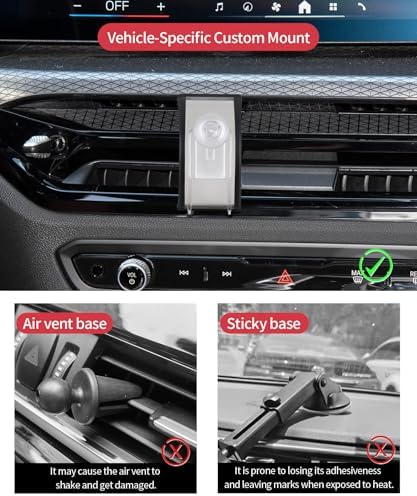 Wireless Charging car Phone Holder for 2012-2018 BMW 3 Series /2014-2020 4 Series/2014-2021 2 Series Auto Accessories Navigation Bracket Interior Decoration Mobile Cell Phone Mount – Enhanced Compatibility and Speed