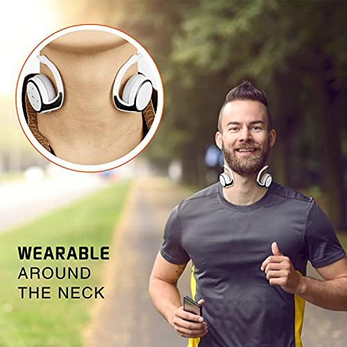 Compact Sports Bluetooth Headphones – Ergonomic Wrap-Around Wireless Earphones with Built-In Microphone, Exceptional Sound Quality, 12-Hour Battery Life, Foldable Design for Easy Portability, Perfect for Active Lifestyles – Black