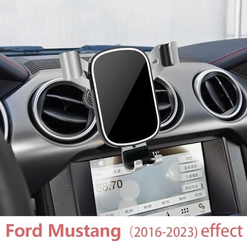 Ultimate Ford Mustang 2024-2025 Phone Holder: Premium Gravity Cradle for Eco Boost GT Dark Horse Coupe – Sleek, Secure, and Seamless Smartphone Integration for Navigation and Entertainment – Universal Compatibility with Quick Installation and Built-in Cable Management