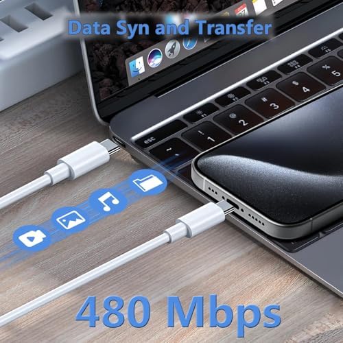 20 W USB-C Fast Charger with 10 FT Cable for Ultimate Device Compatibility – Efficient Charging Solution for Air Pods Pro 2, Air Pods Max 2, and i Phone 15/16 – High-Performance Wall Adapter for Unmatched Flexibility and Rapid Power Delivery