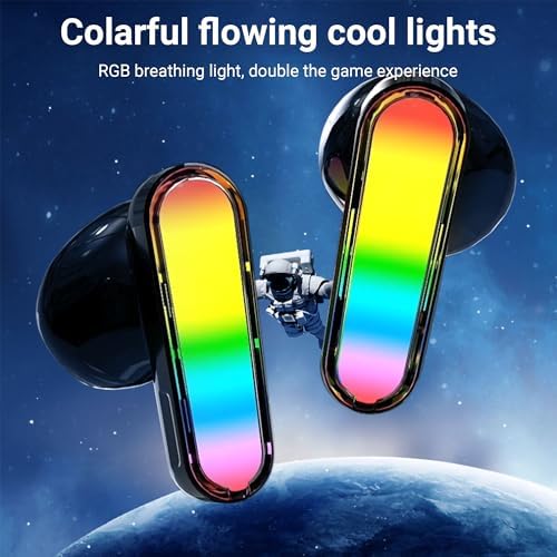 Premium K75 Bluetooth 5.3 Earbuds – Advanced Noise Cancelling In-Ear Headphones with IPX-4 Waterproof Rating for Gamers & Music Enthusiasts, 4-5 Hours Playtime, Effortless Compatibility with i Phone, Android, Tablet & Laptop